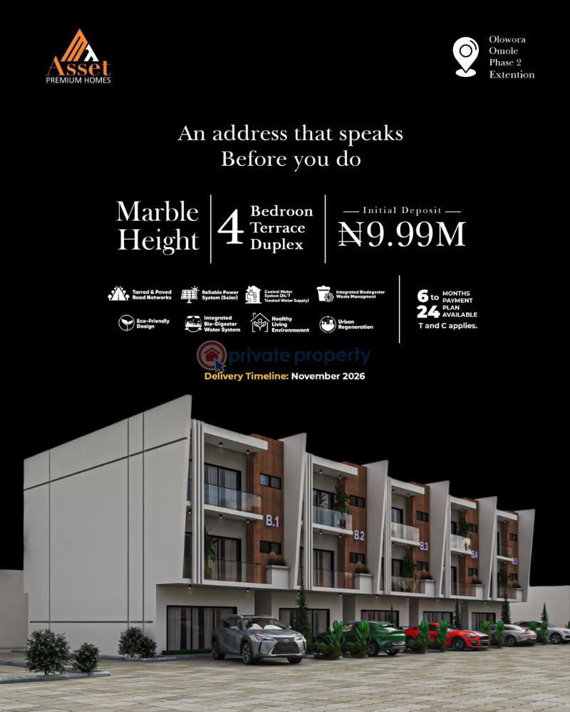 4 bedroom Block Of Flats For Sale Owolora Omole Omole Phase 2 Ojodu Lagos - 1