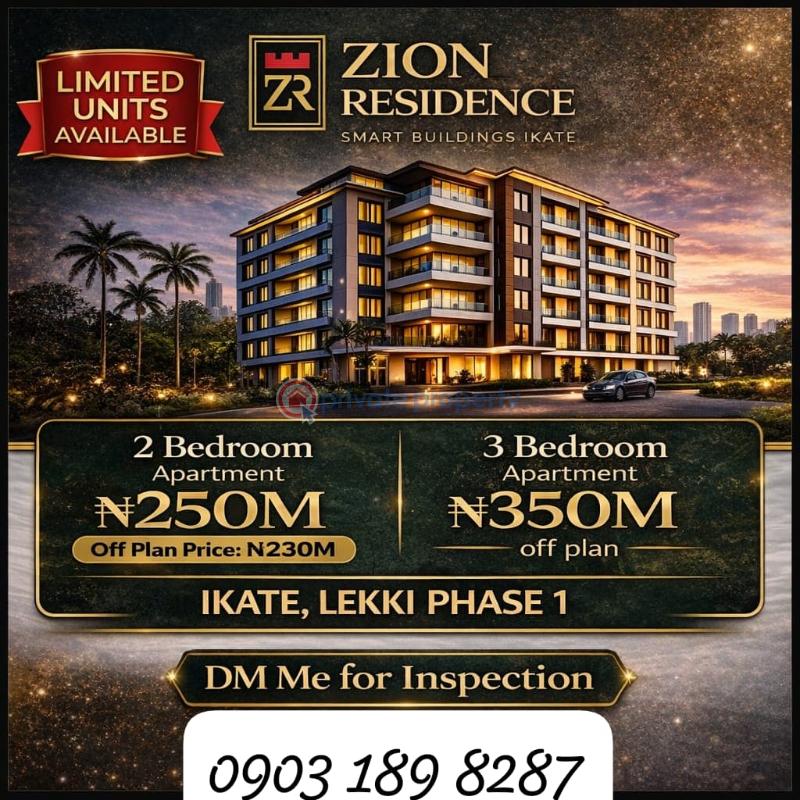 3 bedroom House For Sale Luxury Off Plan Buildings In The Heart Of Ikate, Lekki Phase 1 Ikate Elegushi Lekki Lagos