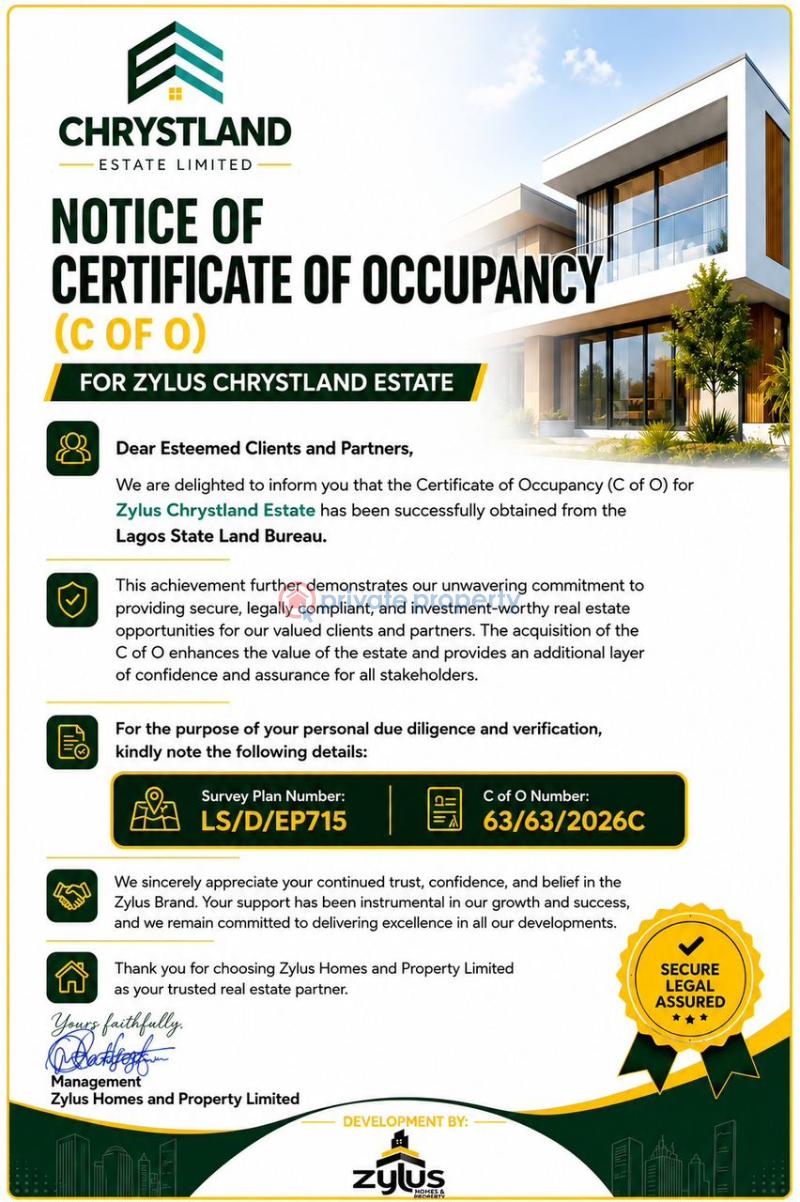 Mixed use Land For Sale Zylus Chrystland City, A Premium Development Strategically Located By St. Augustine University, Epe One Of Lagos' Fastest Growing Investment Corridors. Epe Lagos - 3