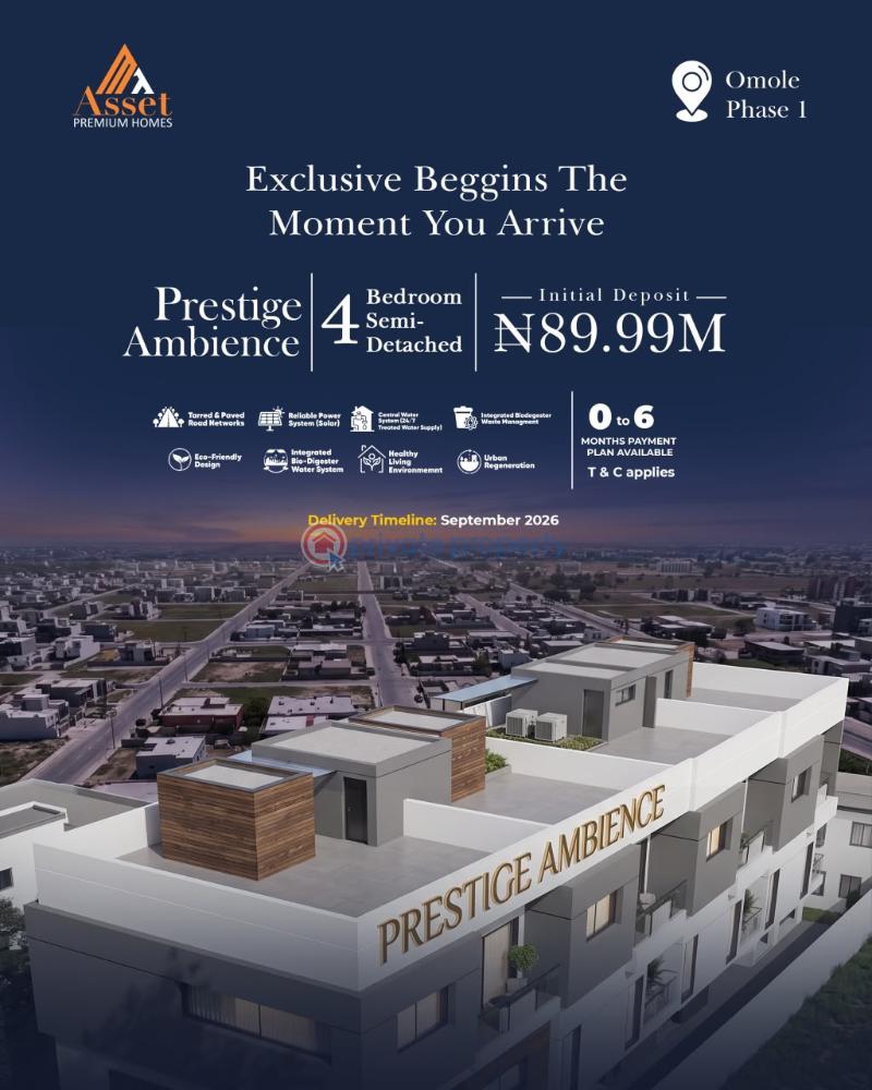 4 bedroom Block Of Flats For Sale Owolora Omole Omole Phase 2 Ojodu Lagos - 0