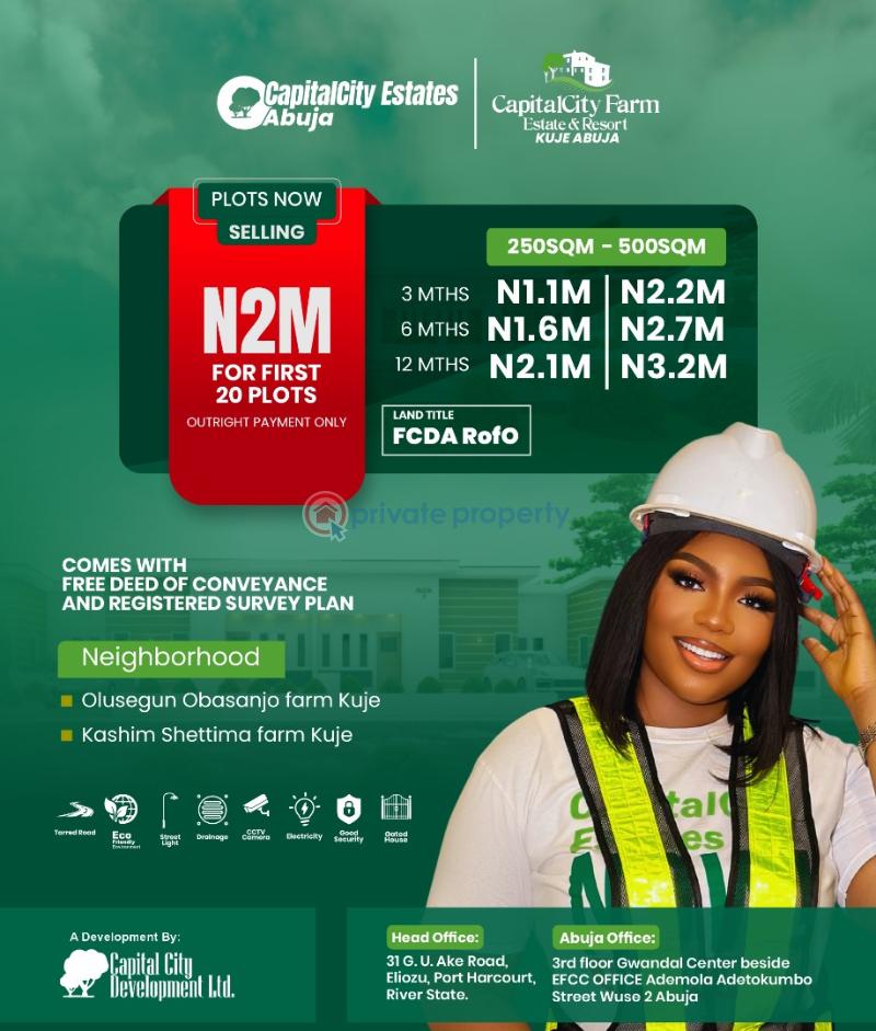 Industrial Land For Sale Capitalcity Farm Estate Keju Abuja Phase 1 