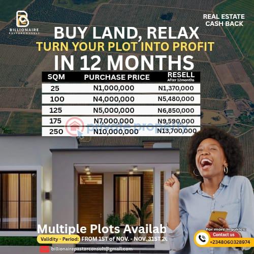 Residential Land For Sale Lagos/ Cashback Estate Free Trade Zone Ibeju-Lekki Lagos - 0