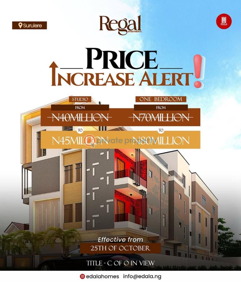 Cash generating one bedroom with shortlet - 5 1 bedroom Block Of Flats For Sale On Gasper Street Adeniran Ogunsanya Surulere Lagos - 5
