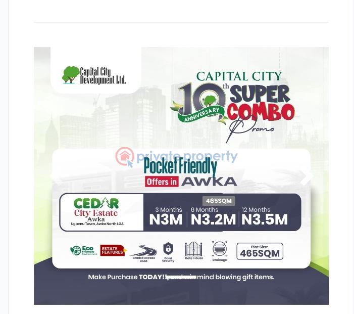 Residential Land For Sale Awka North Anambra