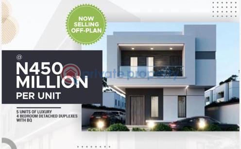 4 bedroom Detached Duplex For Sale . Adeniran Ogunsanya Surulere Lagos - 0