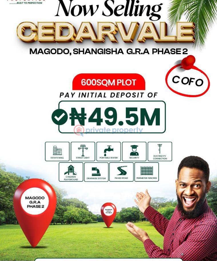 Cedarvale: 300 & 600sqm land in magodo phase 2. - 1 Residential Land For Sale Magodo Phase 2 Magodo GRA Phase 2 Kosofe/Ikosi Lagos - 1