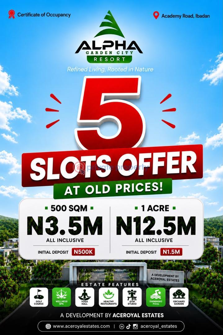 Residential Land For Sale Olude Academy Road Olomi Ibadan Oyo