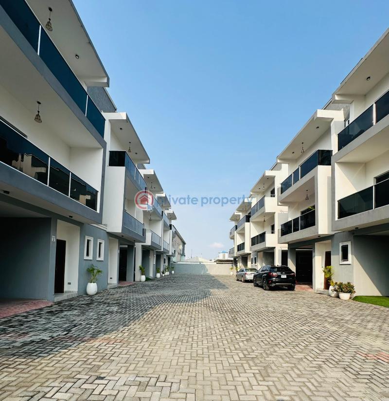 Charming fully serviced 4 bedroom terraced duplex with bq. - 0 4 bedroom Terraced Duplex For Sale Ikate Lekki Lagos - 0