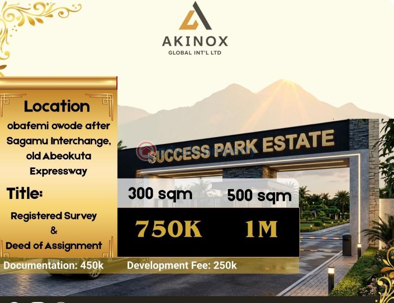 Mixed use Land For Sale Success Park Estate Selling On Awoof Promo Of Buy 5plots And Get 1plot Free Ajebo Obafemi Owode Ogun