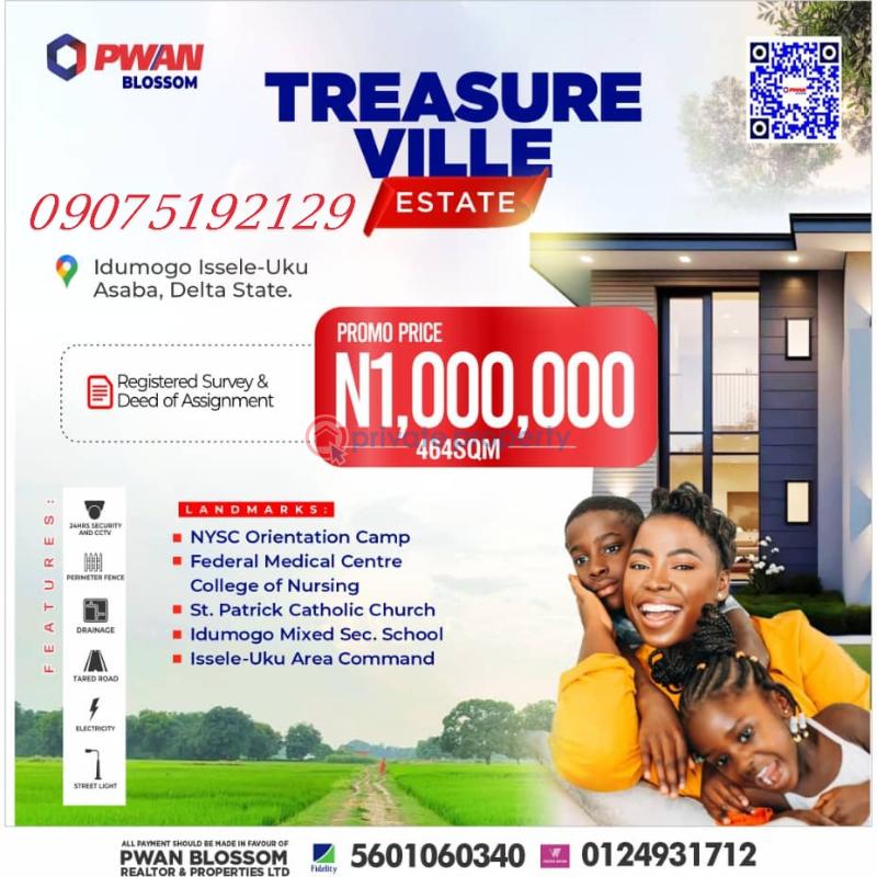 Land For Sale Issele Uku, Aniocha Aniocha Delta