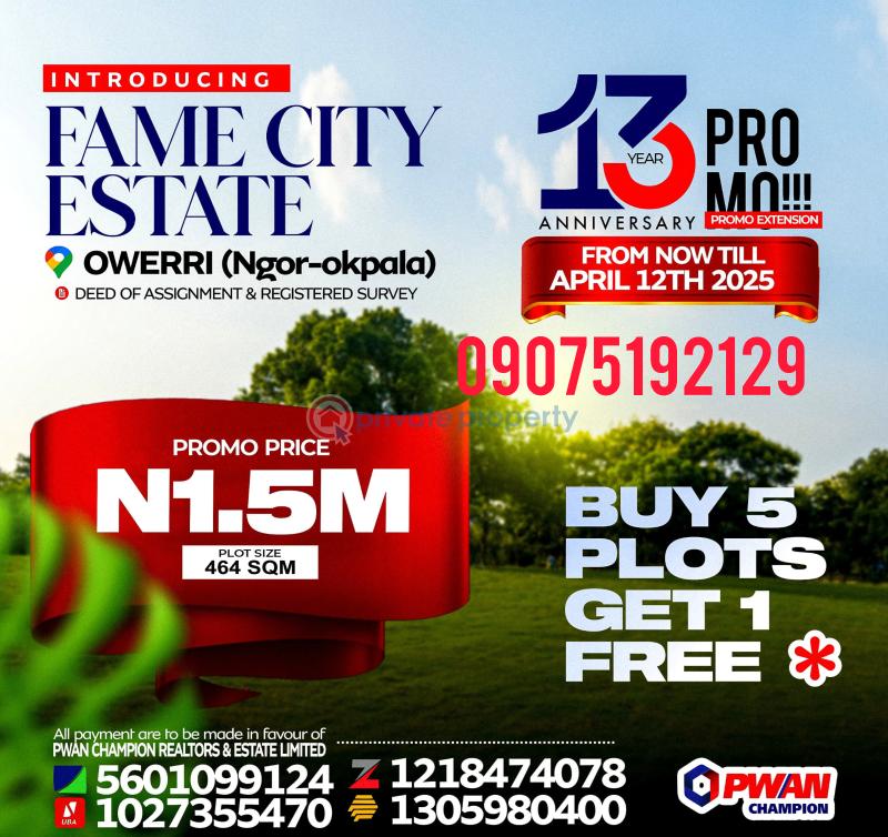 Land For Sale Egbelu Community, Obike Ngor-Okpala Imo