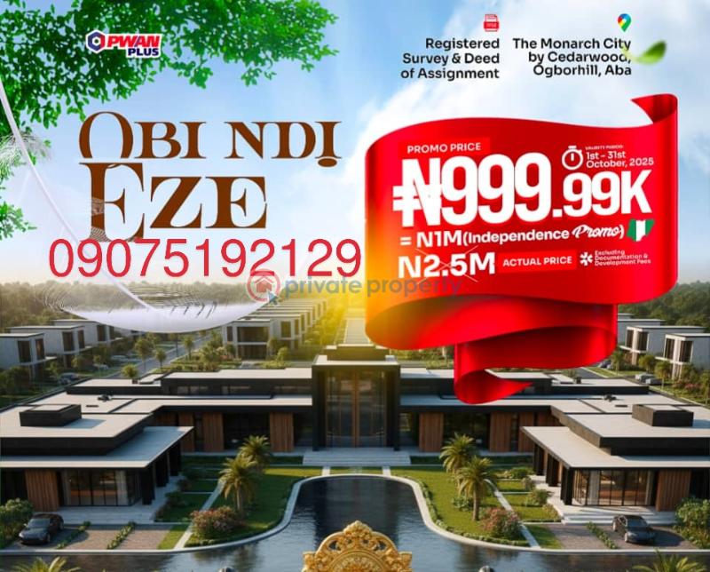 Land For Sale Ogbor Hill Aba South Abia