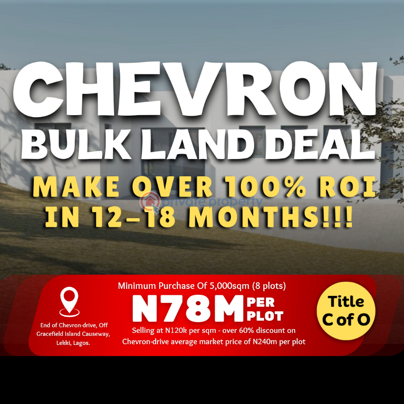 Land For Sale Gracefield Island Causeway Chevron Drive Lekki Lagos - 1