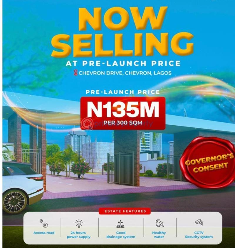 Residential Land For Sale Chevron Castle Water Front Estate Chevron Drive Lekki Lagos