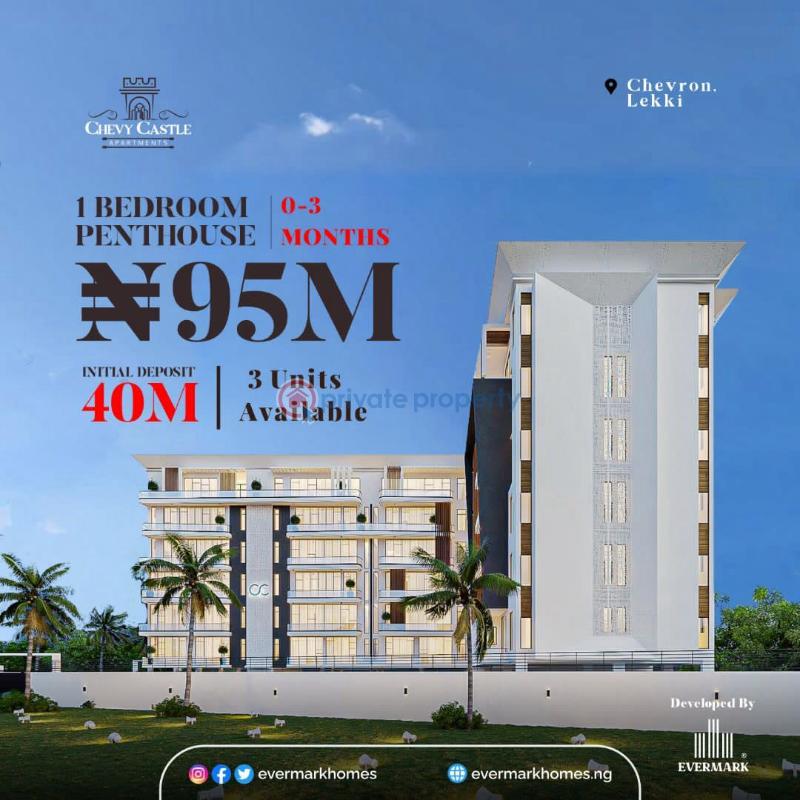 1 bedroom Penthouse For Sale Chevron Drive Lekki Lagos