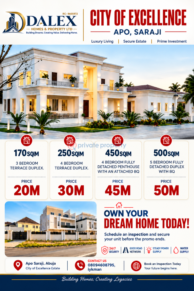 4 bedroom Residential Land For Sale Apo Saraji Apo Abuja Phase 2  - 0