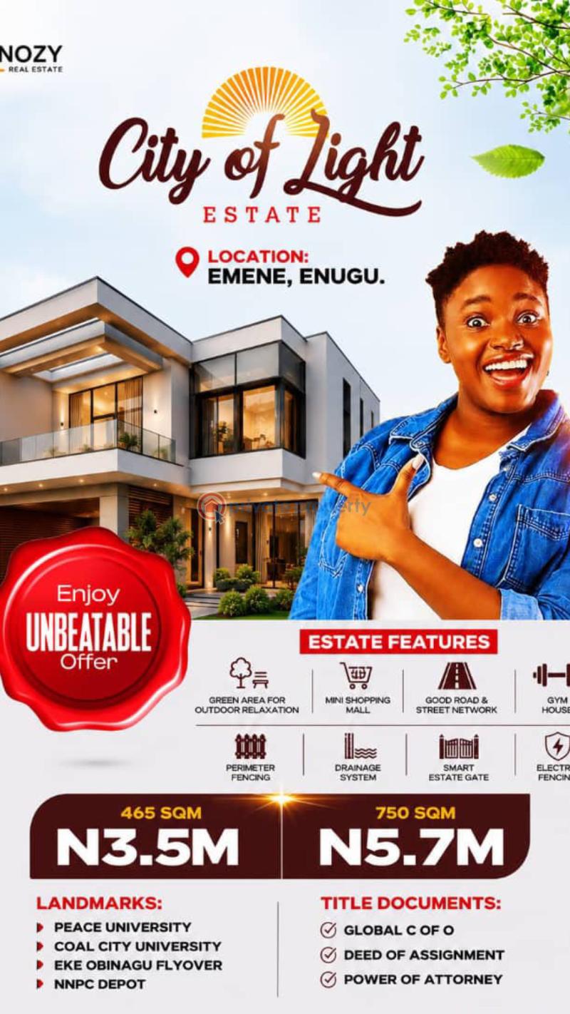 Residential Land For Sale Emene Enugu Suburb Enugu Area 