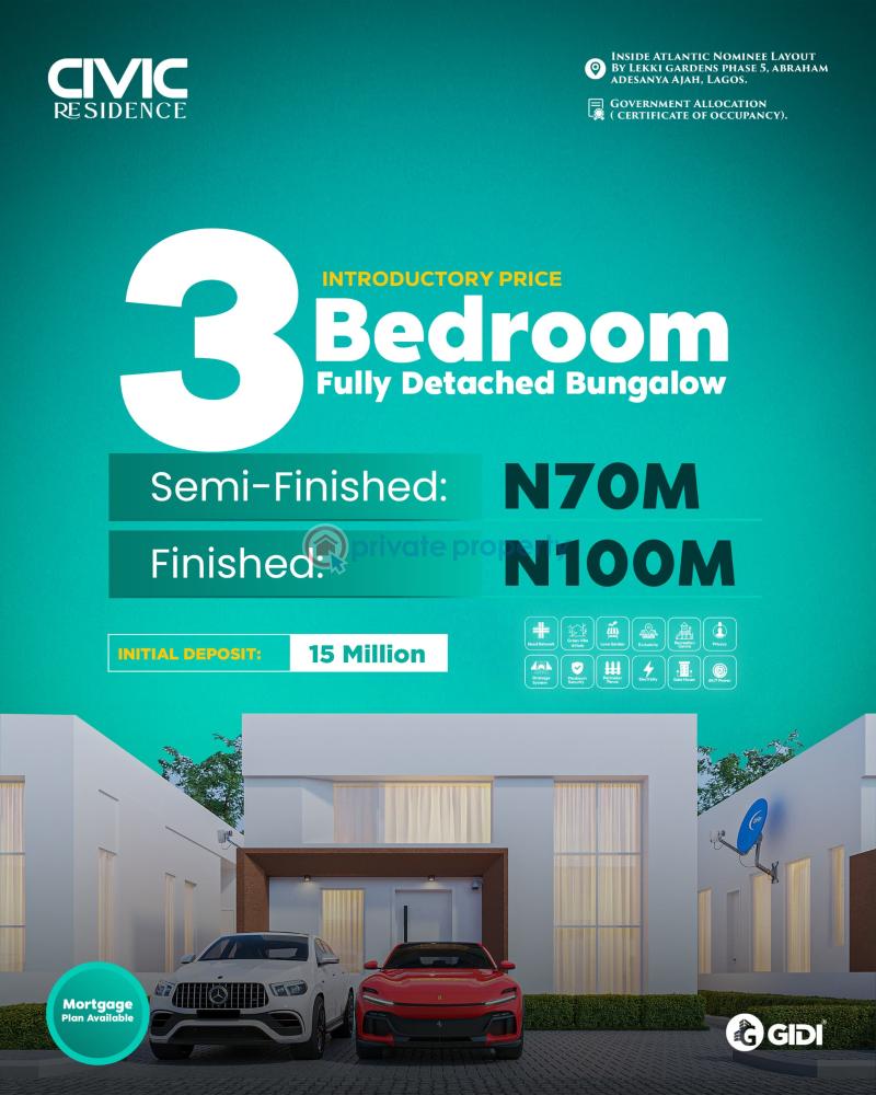 4 bedroom Penthouse For Sale Inside Atlantic Nominee Layout, Abraham Adesanya, By Lekki Gardens Phase 5 Ajah Lagos - 2