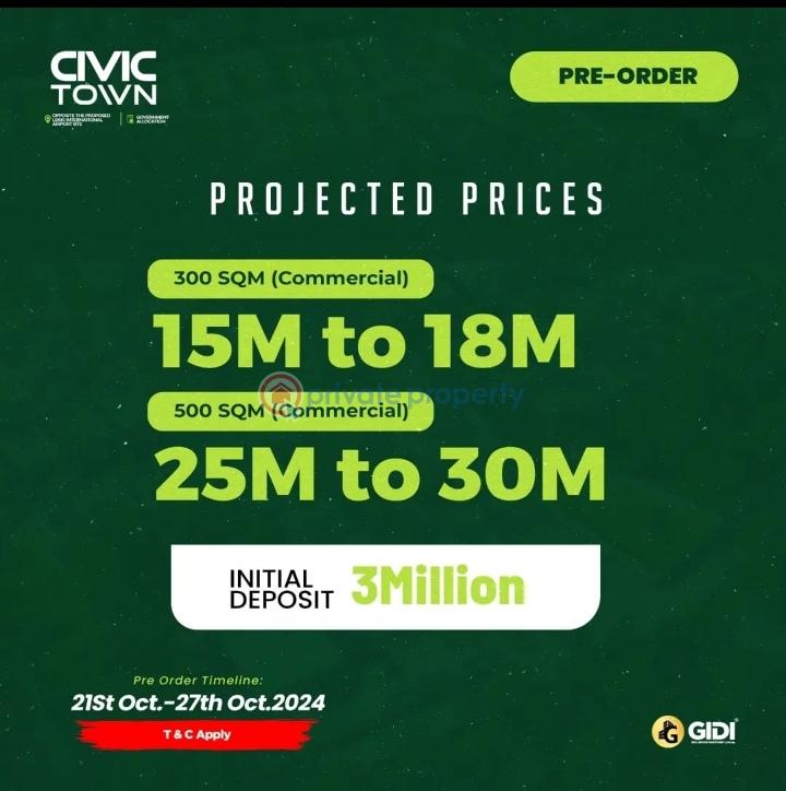 Residential Land For Sale Lekki Epe Expressway Along Lekki Expressway Lagos - 1