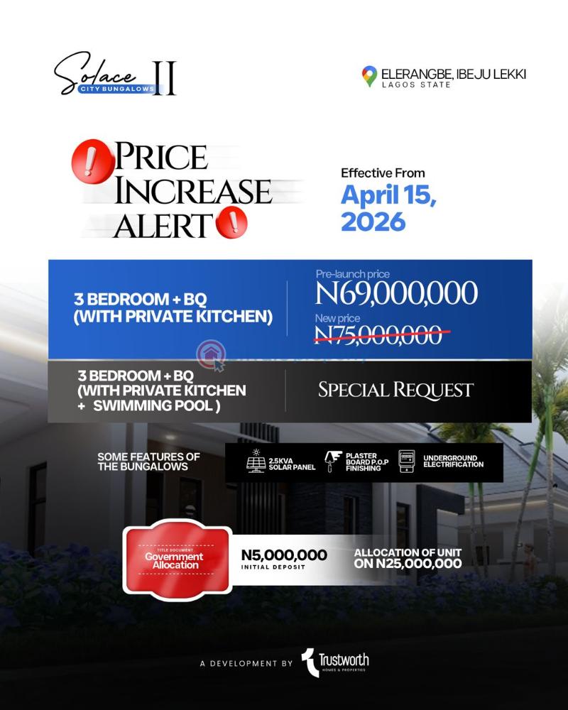 3 bedroom Detached Bungalow For Sale Solace Bungalows Off Lekki Epe Express Eleran Igbe Ibeju-Lekki Lagos - 19