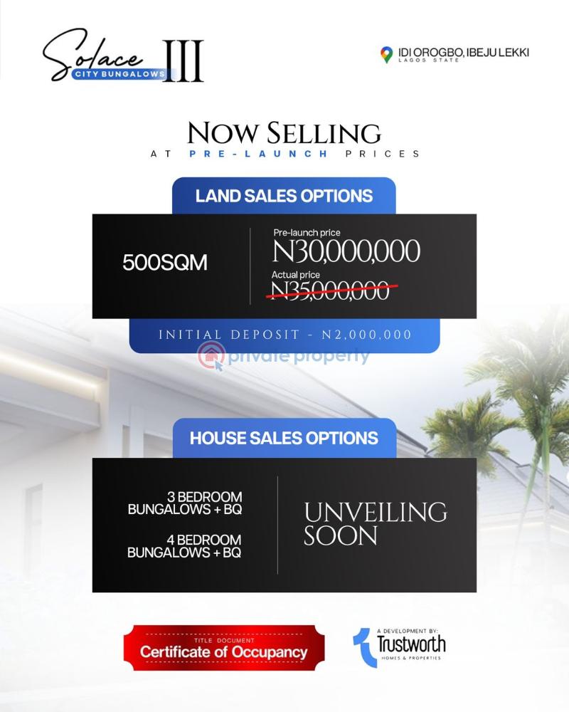 3 bedroom Detached Bungalow For Sale Solace Bungalows Off Lekki Epe Express Eleran Igbe Ibeju-Lekki Lagos - 20