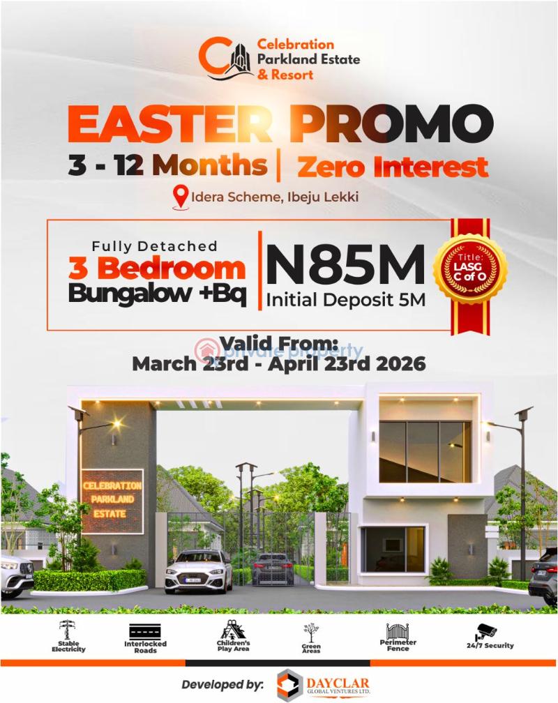 3 bedroom Detached Bungalow For Sale Idera Scheme, Ibeju Lekki. Eleran Igbe Ibeju-Lekki Lagos - 1