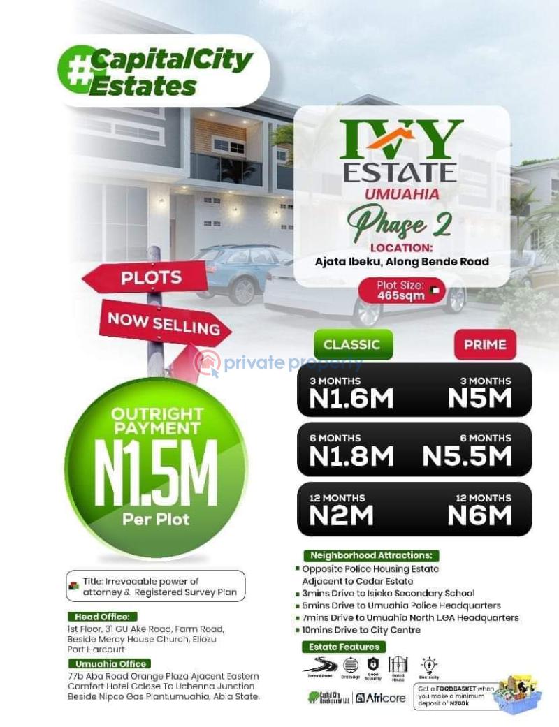 Mixed use Land For Sale Ivy Estate Erote/ Ajata, Along Bende Road Umuahia North Abia - 3
