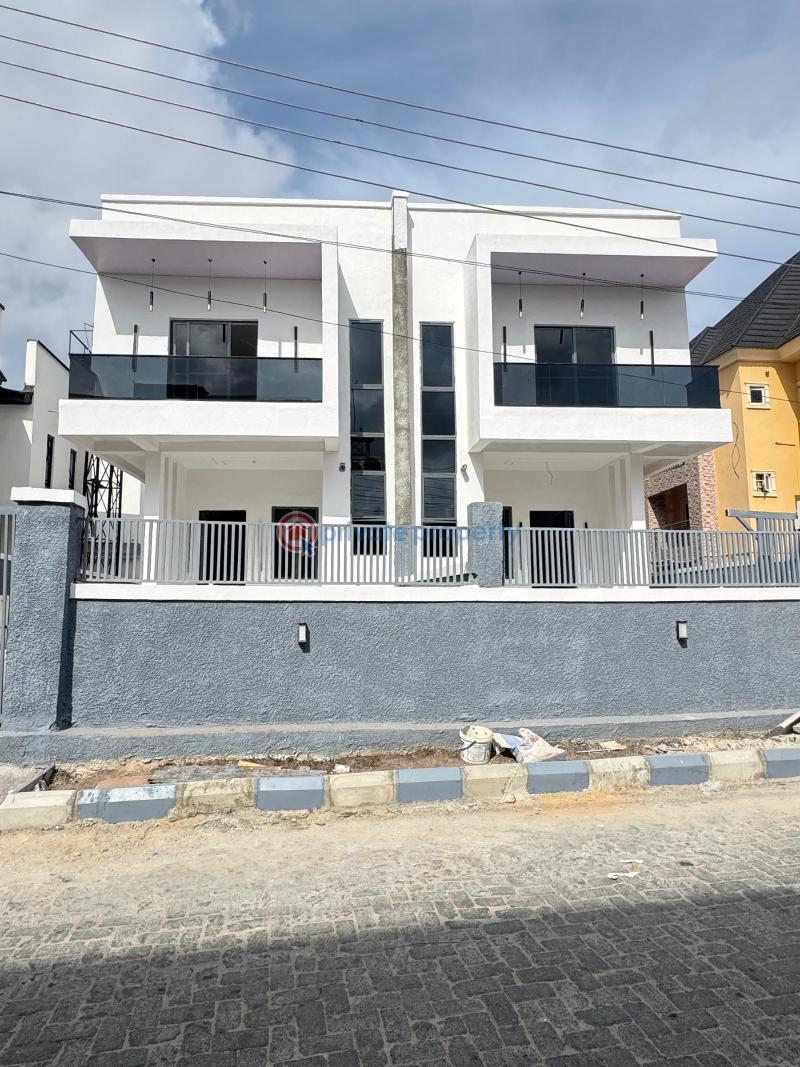 Classy 5 bedroom semi-detached duplex with a bq for sale‼️‼️ - 8 5 bedroom Semi detached Duplex For Sale Sangotedo Ajah Lagos - 8