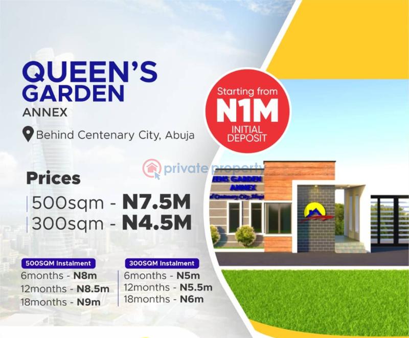 For sale Land Centenary City Central Area Abuja Phase 1 (PID 5PAPAK