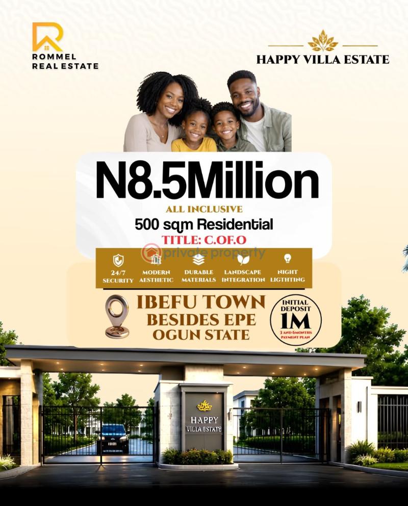 Residential Land For Sale Ibefu Along Epe Ikorodu Expressway Ijebu Ode Ogun - 0