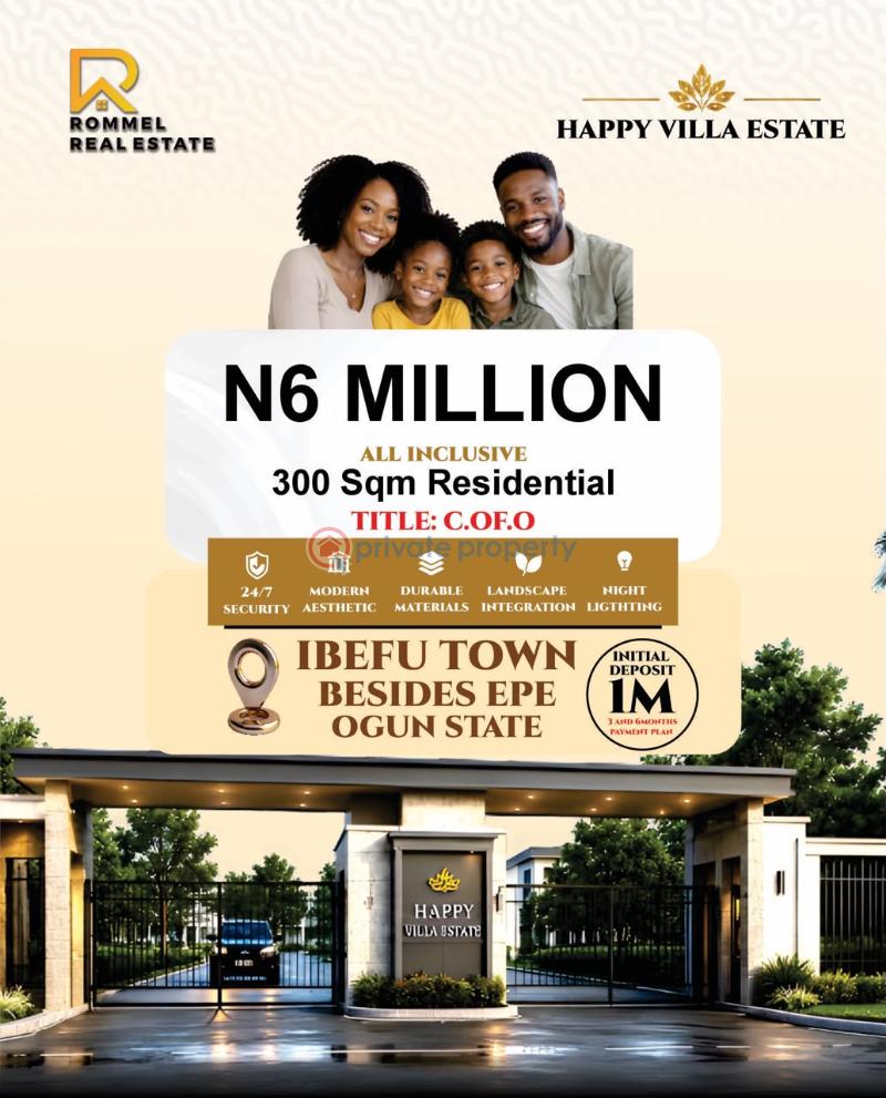 Residential Land For Sale Ibefu Along Epe Ikorodu Expressway Ijebu Ode Ogun - 1
