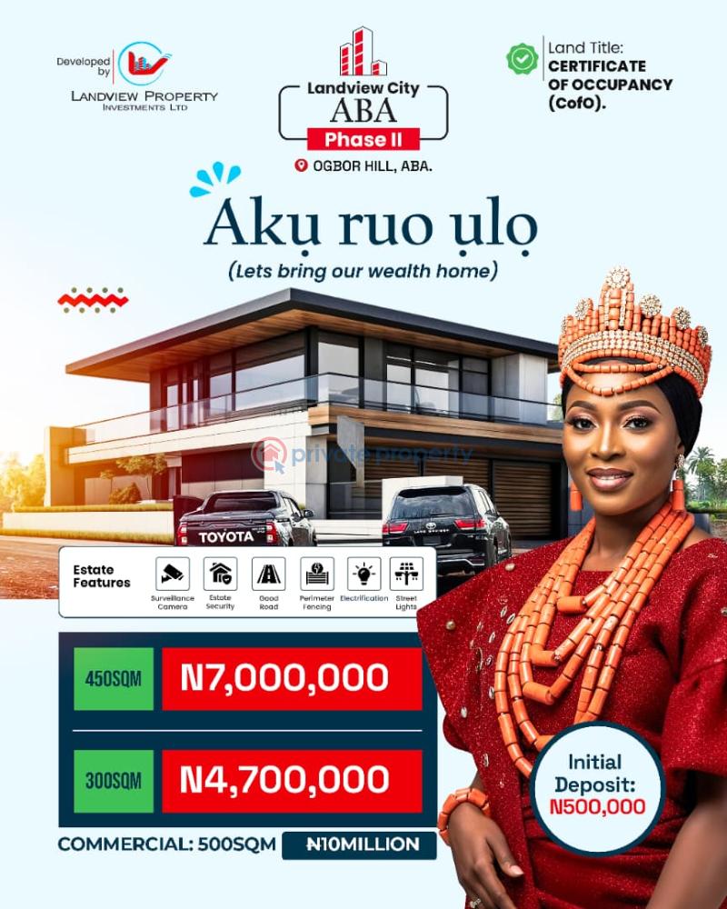 Residential Land For Sale Landview City Estate Phase2 Aba South Abia - 0