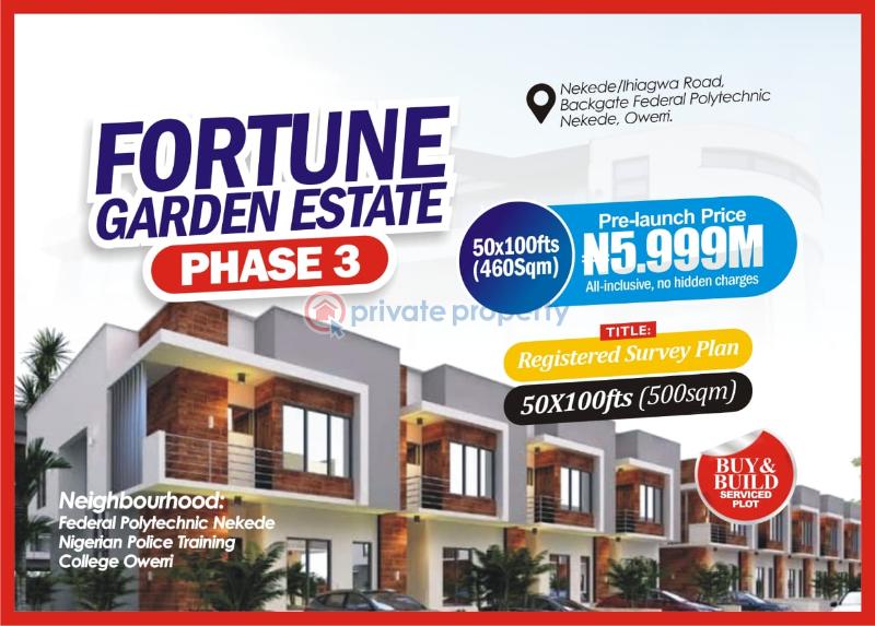 Land For Sale Fortune Garden Estate Phase3 Owerri Imo