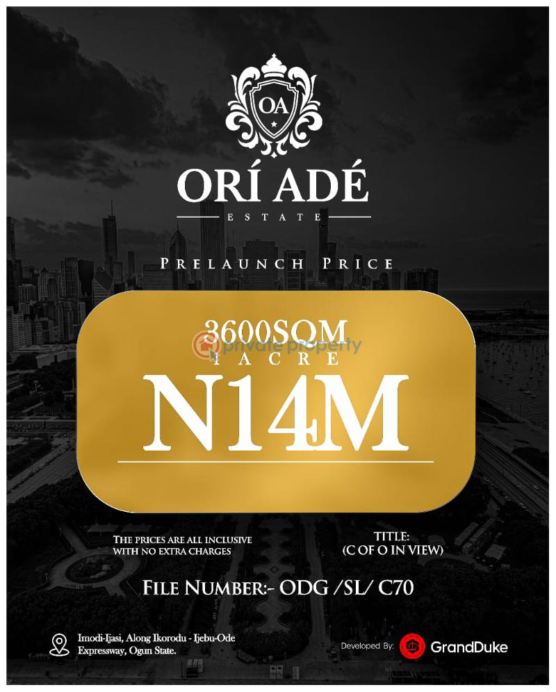Commercial Land For Sale Our Lady Of Assumption Catholic Church Ministry Of Agriculture Lagos State. International College Ibefun Prince M.b. Taiwo Stadium Petrolex Mega Oil Holy Trinity Anglican Primary School Ijebu Ode Ogun - 0