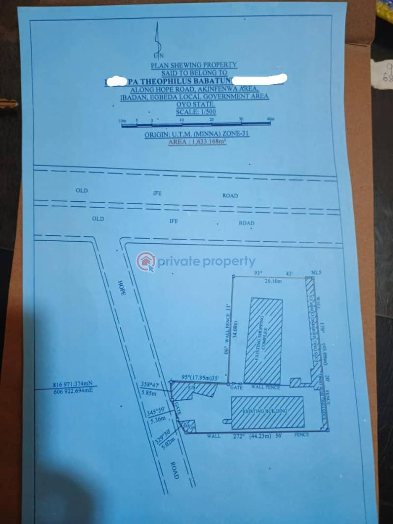 Commercial Property For Sale International Airport Junction: Old Ife Road Ibadan Oyo State. Alakia Ibadan Oyo