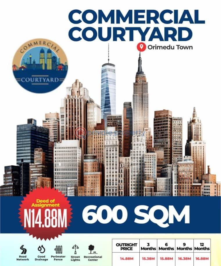 Commercial court yard Mall/Complex/Plaza For Sale Shop/plaza Orimedu Ibeju Lekki Orimedu Ibeju-Lekki Lagos