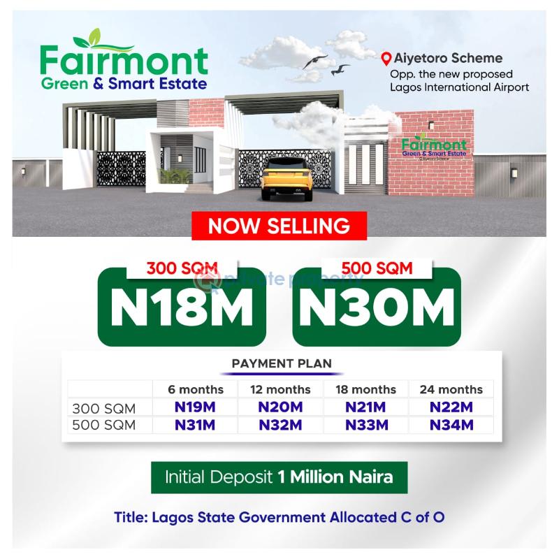 Land For Sale Lekki International Airport, Lagoon Front Estate Ise Town Ibeju-Lekki Lagos - 1