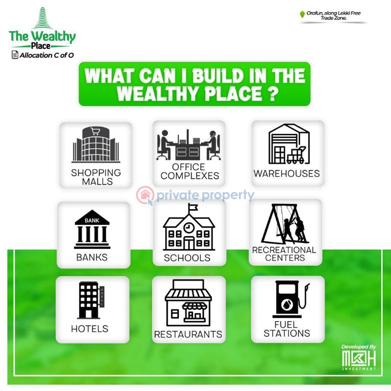 Land For Sale The Wealthy Place Estate Ibeju-Lekki Lagos - 1