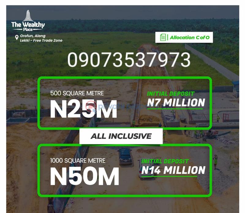 Land For Sale The Wealthy Place Estate Ibeju-Lekki Lagos - 20