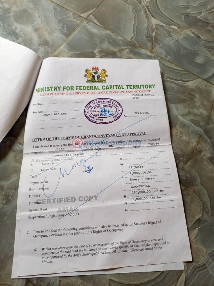 Commercial Land For Sale By Army Scheme Estate Kurudu Abuja Phase 4  - 5