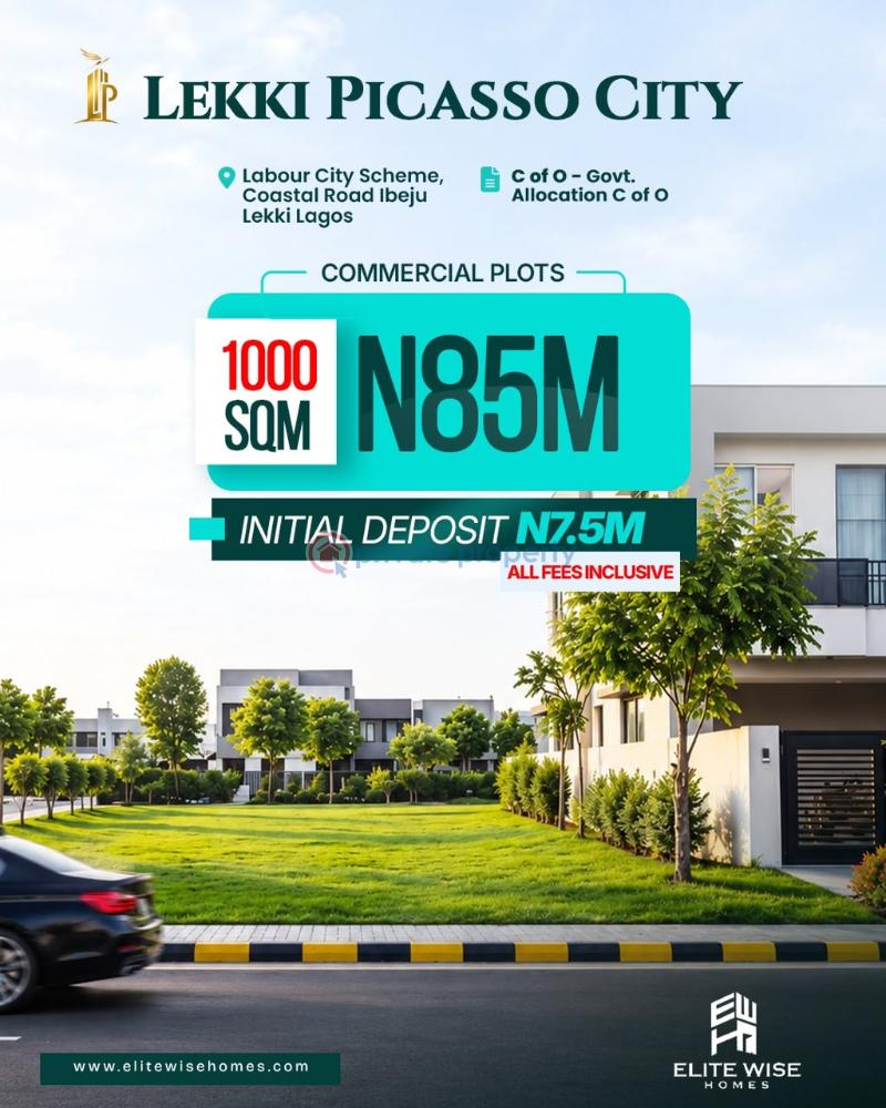 Commercial Land For Sale Lekki Picasso City Labour City Scheme Coastal Road Ibeju Lekki Ibeju-Lekki Lagos - 1