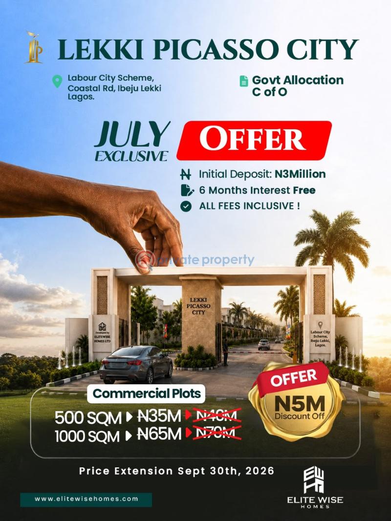 Commercial Land For Sale Lekki Picasso City Labour City Scheme Coastal Road Ibeju Lekki Ibeju-Lekki Lagos - 0