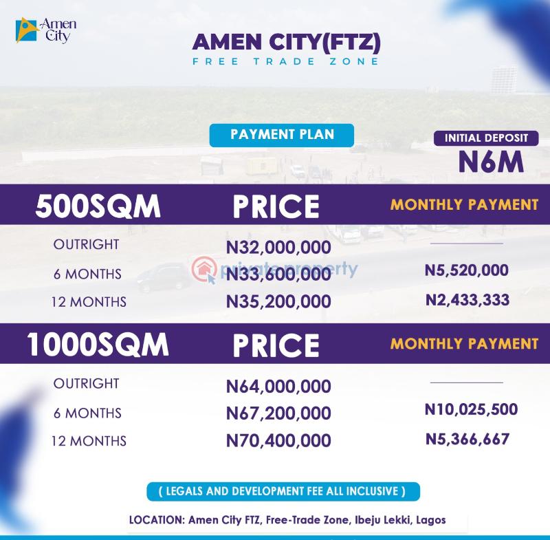Land For Sale Amen City Ftz Along Lekki Free Trade Zone/dangote Refinery Road Free Trade Zone Ibeju-Lekki Lagos - 8