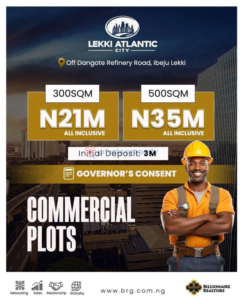 Commercial Land For Sale Lekki Atlantic City Off Dangote Refinery Road Ibeju-Lekki Lagos - 1