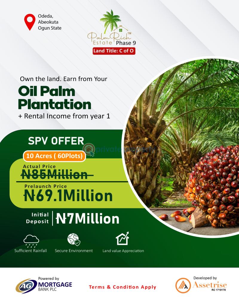 Commercial Land For Sale Palm Rich Estate Phase 9 Odeda Abeokuta Ogun State Abeokuta Ogun