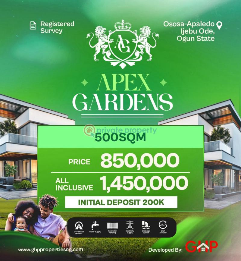 Land For Sale Ososa, Ijebu Ode, Ogun State. Ijebu Ogun - 0