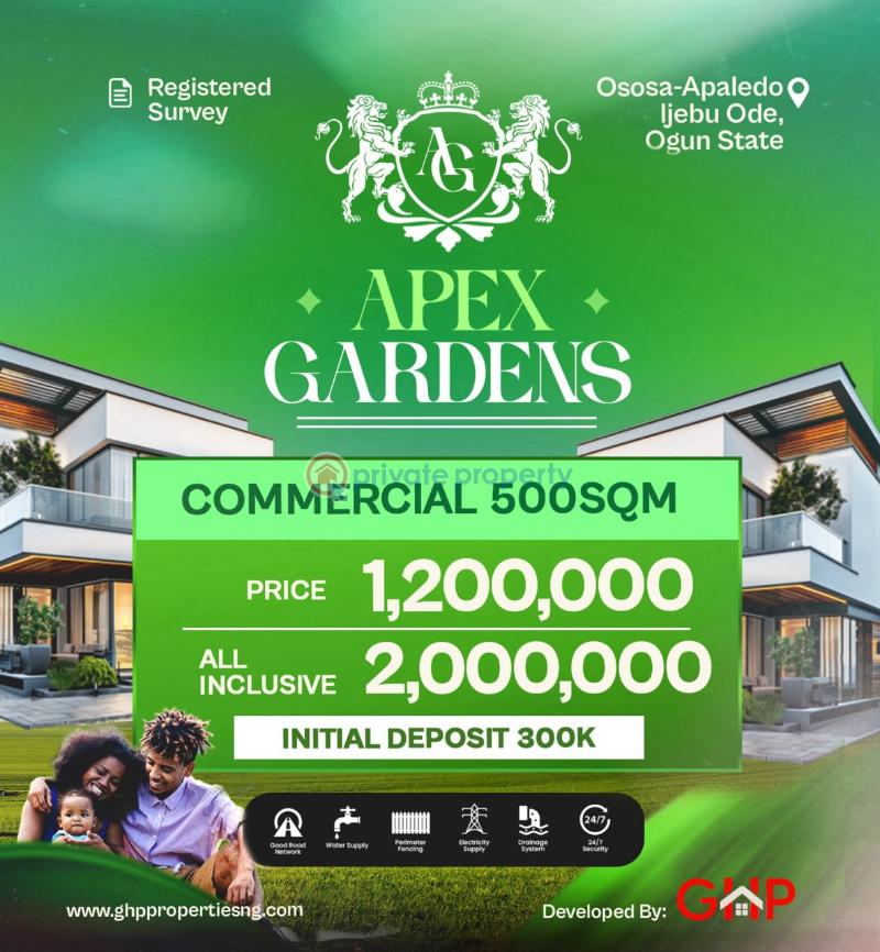 Land For Sale Ososa, Ijebu Ode, Ogun State. Ijebu Ogun - 1