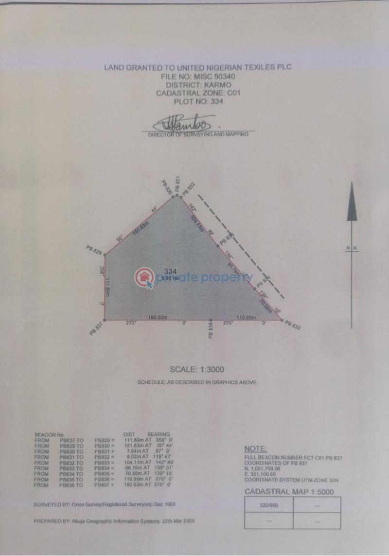 Commercial Land For Sale Karmo Abuja Phase 3 