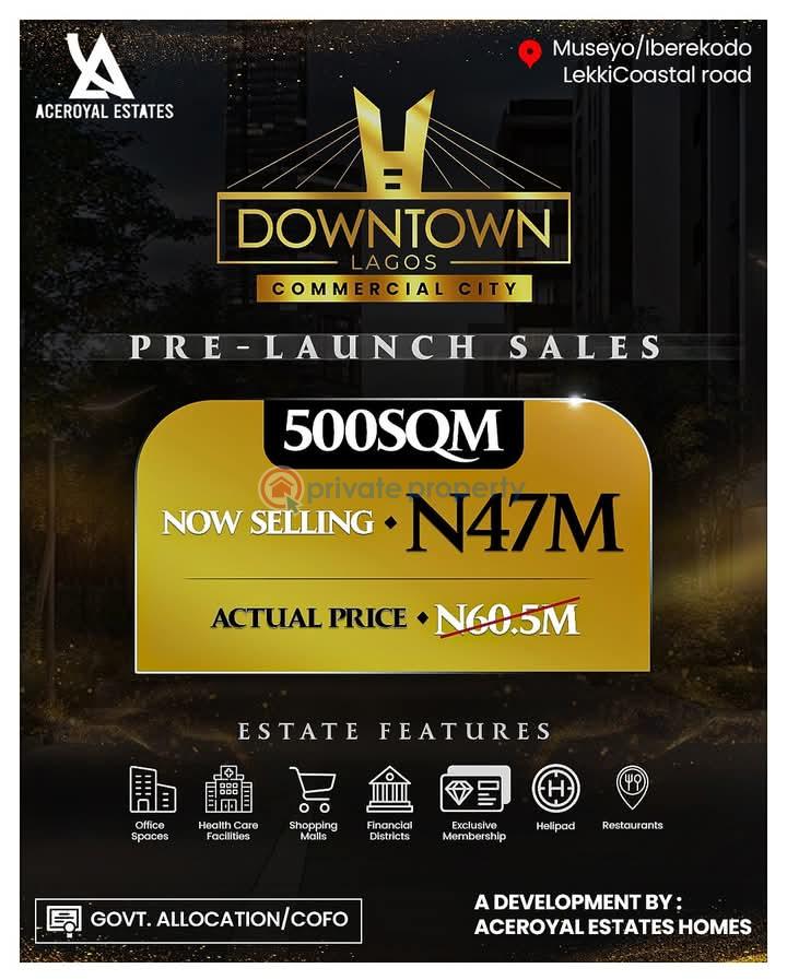 Commercial Land For Sale Downtown Lagos Commercial City Iberekodo Lagos Scheme Museyo Eleko Ibeju Lekki Lagos Eleko Ibeju-Lekki Lagos - 11