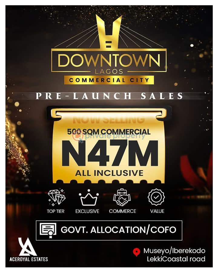 Commercial Land For Sale Downtown Lagos Commercial City Iberekodo Lagos Scheme Museyo Eleko Ibeju Lekki Lagos Eleko Ibeju-Lekki Lagos - 4